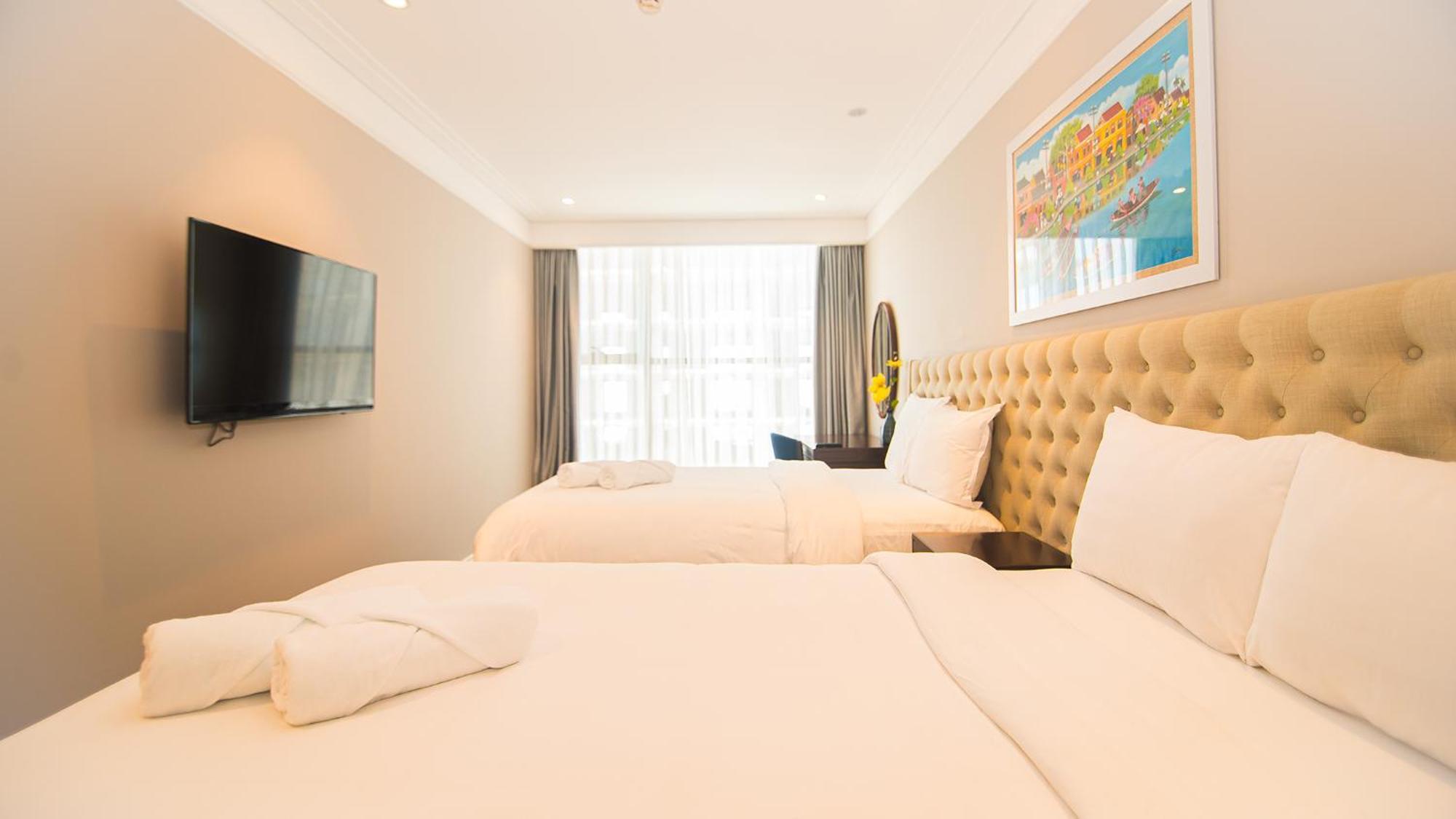 Luxury Apt Opposite Mykhe Beach Da Nang Exterior foto